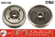 DB4196 - Bęben hamulcowy TRW RENAULT TRAFFIC 85-89