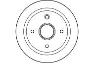 DB4302 - Bęben hamulcowy TRW OPEL CORSA C 00-06 /+ABS/
