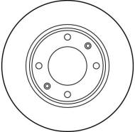 DF1217 - Tarcza hamulcowa TRW PSA 106/205/306/405