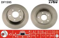 DF1595 - Tarcza hamulcowa TRW /tył/ DB R129 SL-KLASA 89-98