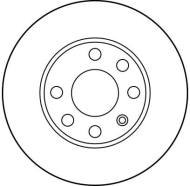 DF1608 - Tarcza hamulcowa TRW OPEL ASTRA 91-00/CORSA 87-00