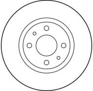 DF1747 - Tarcza hamulcowa TRW FIAT BRAVA/BRAVO/MAREA