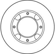DF1970 - Tarcza hamulcowa TRW /referencja wycofana z oferty/