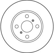 DF2658 - Tarcza hamulcowa TRW TOYOTA COROLLA 92-01