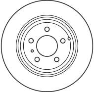 DF2660 - Tarcza hamulcowa TRW /tył/ VOLVO 850 94-96/S70 97-00