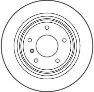 DF2783 - Tarcza hamulcowa TRW /tył/ BMW 5 E39 95-03