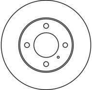 DF4021 - Tarcza hamulcowa TRW MITSUBISHI COLT 1/3 91-96