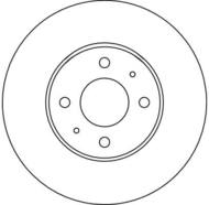 DF4024 - Tarcza hamulcowa TRW NISSAN ALMERA 96-00 2.0I 16V GTI