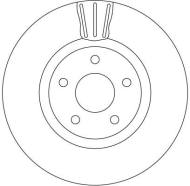 DF4313 - Tarcza hamulcowa TRW FORD 300x25 / zastąpione przez DF4424/