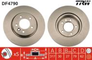 DF4790 - Tarcza hamulcowa TRW /przód/ LAND ROVER DISCOVERY 04-