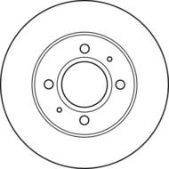DF4892 - Tarcza hamulcowa TRW HYUNDAI ATOS 01- /wentylowana/