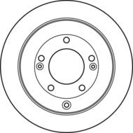 DF4937 - Tarcza hamulcowa TRW /tył/ HYUNDAI GRANDEUR 06-
