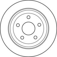 DF6027 - Tarcza hamulcowa TRW /tył/ CHRYSLER 300C 04-12