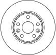 DF6110 - Tarcza hamulcowa TRW RENAULT KANGOO 08-