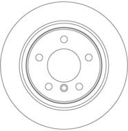 DF6137 - Tarcza hamulcowa TRW /tył/ F20 11-