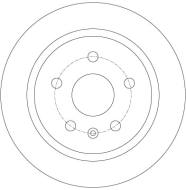 DF6312 - Tarcza hamulcowa TRW /tył/ OPEL INSIGNIA 08-