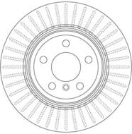 DF6512S - Tarcza hamulcowa TRW /tył/ BMW 3 F30 11-
