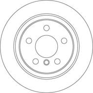 DF6756 - Tarcza hamulcowa TRW /tył/ BMW 2 F45 14-