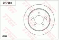 DF7960 - Tarcza hamulcowa TRW /tył/ SSANGYONG REXTON 06-