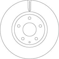 DF8052 - Tarcza hamulcowa TRW /przód/ MAZDA CX-5 11-