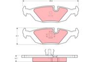 GDB1068 - Klocki hamulcowe TRW /tył/ VOLVO 440 88-96