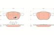 GDB1583 - Klocki hamulcowe TRW FORD FOCUS II 04-