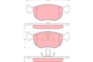 GDB1618 - Klocki hamulcowe TRW FORD MONDEO 96-00