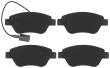GDB1654 - Klocki hamulcowe TRW /+CZ/ FIAT GRANDE PUNTO 05-