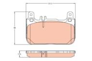 GDB2118 - Klocki hamulcowe TRW /przód/ DB W222 S-KLASA 14-