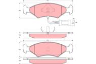 GDB238 - Klocki hamulcowe TRW FORD SIERRA/ESCORT 81-90/+CZ/