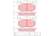 GDB313 - Klocki hamulcowe TRW PSA BX 82-93/+CZ/