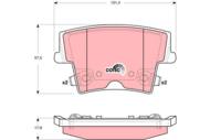 GDB4135 - Klocki hamulcowe TRW /tył/ CHRYSLER 300C 04-