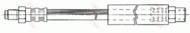 PHB275 - Przewód hamulcowy elastyczny TRW /tył/ VOLVO 760 82-87