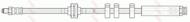 PHB450 - Przewód hamulcowy elastyczny TRW /przód/ FIAT SEICENTO 98-