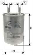 DN2704 CLE - Filtr paliwa CLEAN FILTERS 