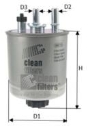 DN2725 CLE - Filtr paliwa CLEAN FILTERS 