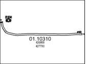 01.10310 MTS - Rura kolektora wydechowego MTS FIAT 127