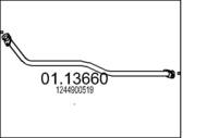01.13660 MTS - Rura kolektora wydechowego MTS DB E200 D 2.0