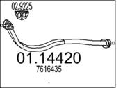01.14420 MTS - Rura kolektora wydechowego MTS TIPO 1.1