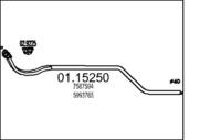 01.15250 MTS - Rura kolektora wydechowego MTS AUTB.Y 10 1.0