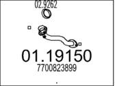 01.19150 MTS - Rura kolektora wydechowego MTS LAGUNA 2.0