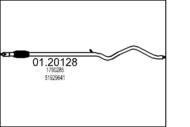 01.20128 MTS - Rura wydechowa początkowa MTS FIAT 500 1.2 8V