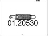 01.20530 MTS - Rura wydechowa środkowa MTS UNO 1.3 1.4