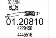 01.20810 MTS - Rura kolektora wydechowego MTS SAAB 900 2,0/2,3