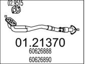 01.21370 MTS - Rura wydechowa środkowa MTS ALFA ROMEO 155 1.6 1.8