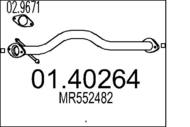 01.40264 MTS - Rura wydechowa środkowa MTS L200 TD