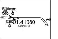 01.41080 MTS - Rura wydechowa środkowa MTS MEGANE I 1,9D SCENIC 1,9D