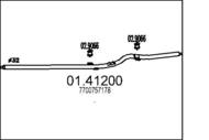 01.41200 MTS - Rura wydechowa środkowa MTS R 4 0.9 1.1