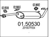 01.50530 MTS - Tłumik środkowy MTS TERRANO 2.7 TDI 5