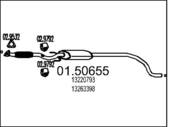 01.50655 MTS - Tłumik środkowy MTS GM CORSA D 1.4